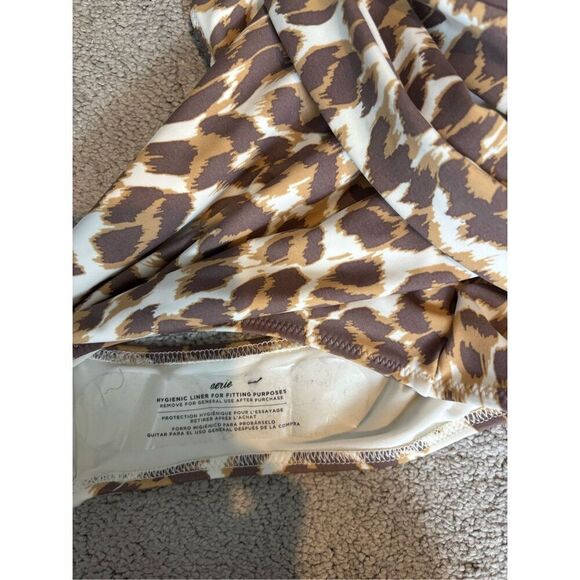 NWT Aerie American Eagle leopard wrap swimsuit, XS $56 A20 - Picture 7 of 7